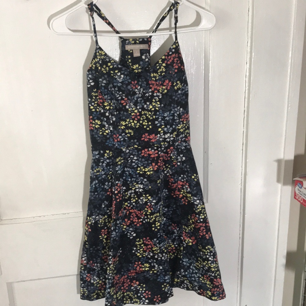 Banana Republic Spaghetti Strap Floral Print Dress